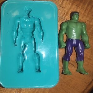 (Marvel) Hulk Superhero Mold For Baking, Resin Polymer Clay, Candy, Fondant